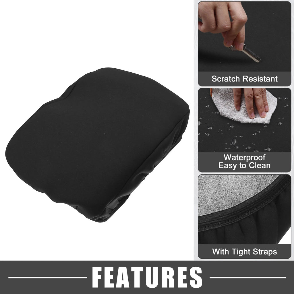 Center Console Armrest Cover for Toyota Highlander (2008–2013) Black
