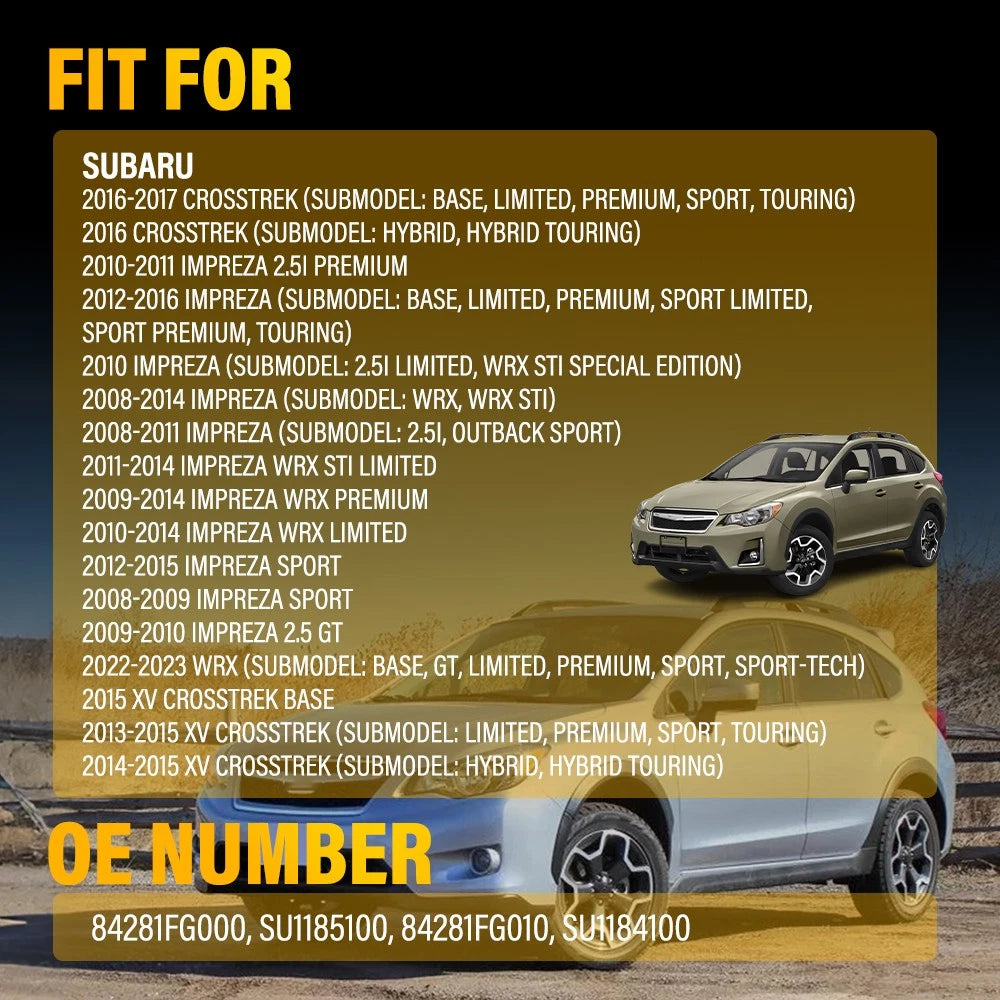 Set of 4 AUXITO 9005 H11 LED Headlight Bulbs for Make Model