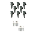Set of 8 NGK Ignition Coils & Ruthenium Spark Plugs for Equus Genesis Borrego (2009–2016)