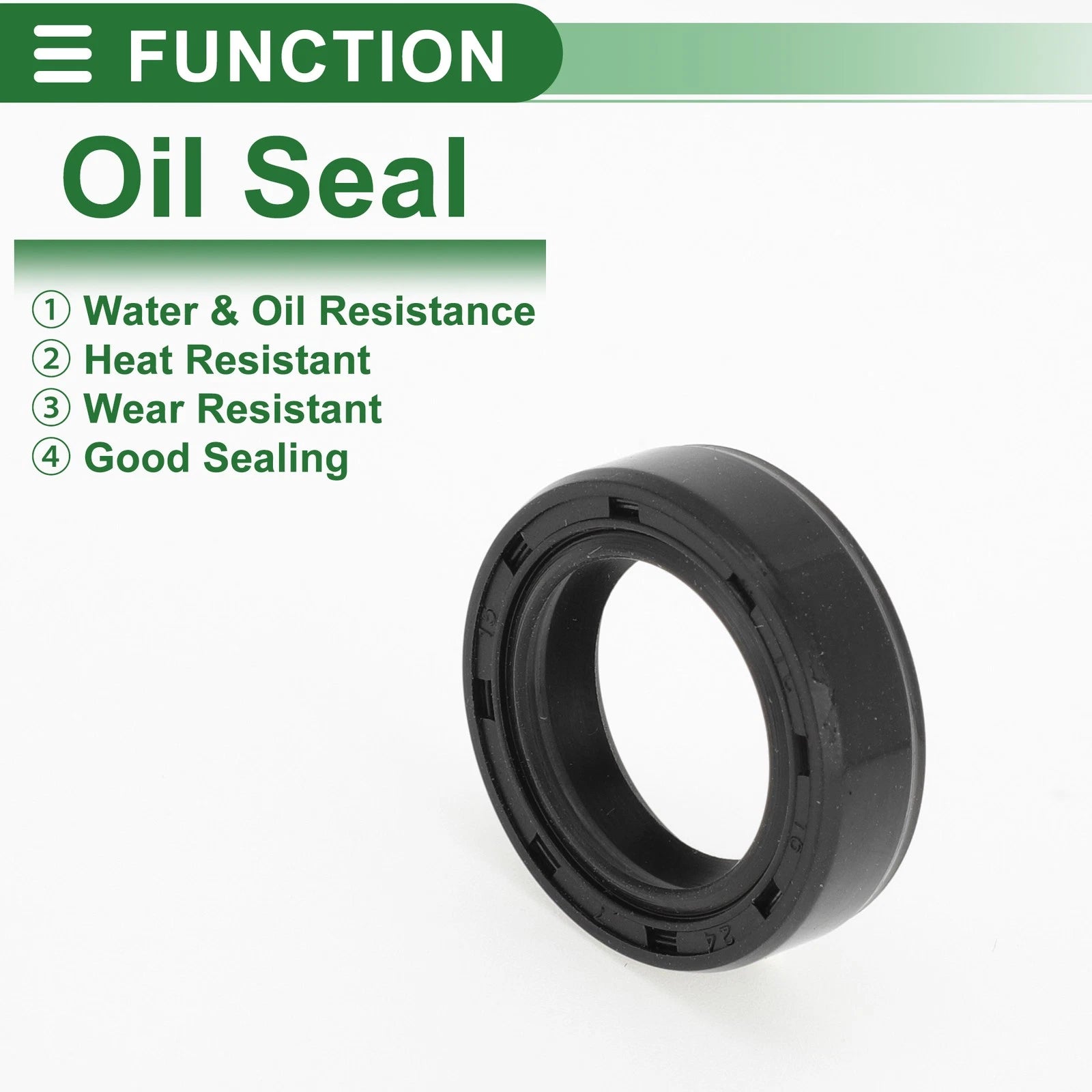 Set of 5 Oil Seal Rotary Shaft Seal NBR Rubber 16x24x7mm