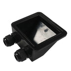Black Double Wire Cable Entry Gland Box for Solar Panel RV Caravan