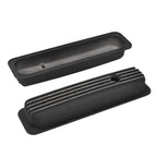 Black Short Valve Covers for Chevy 350 5.0L 5.7L (1987–1997)