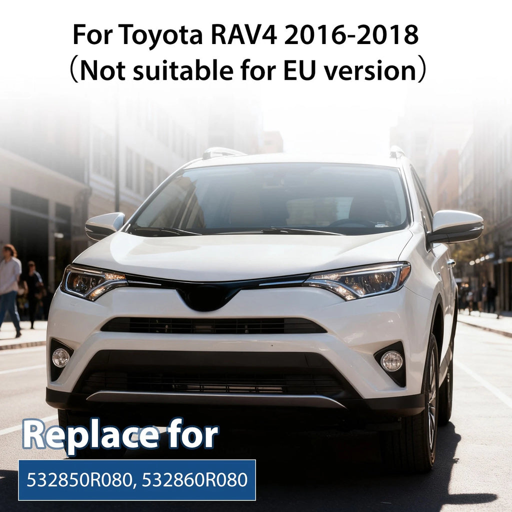 Tow Hook Eye Cover Cap Set of 2 for Toyota RAV4 (2016–2018)