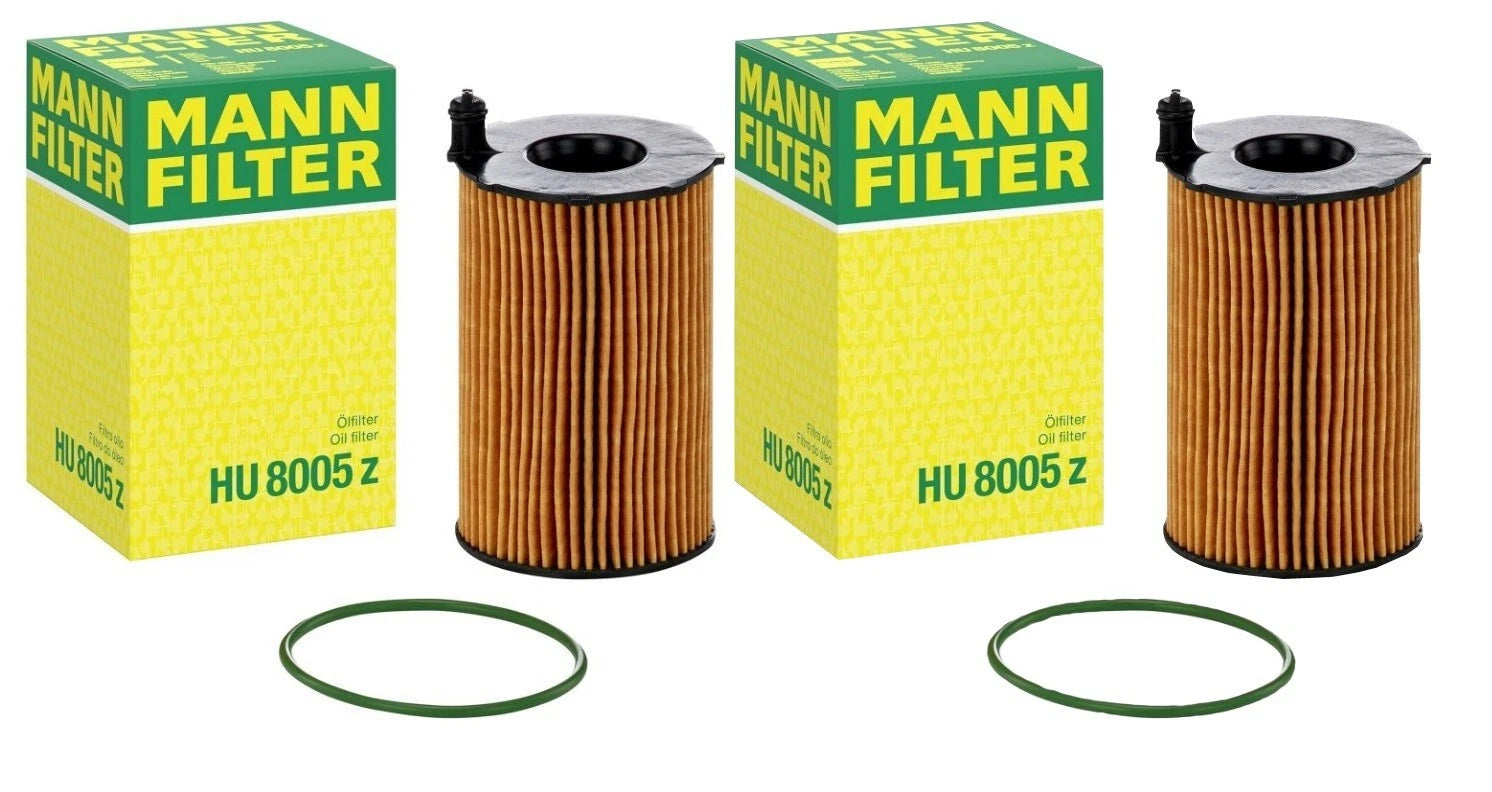 Set of 2 Engine Oil Filters for Audi Q5 Q7 Porsche Cayenne VW Touareg
