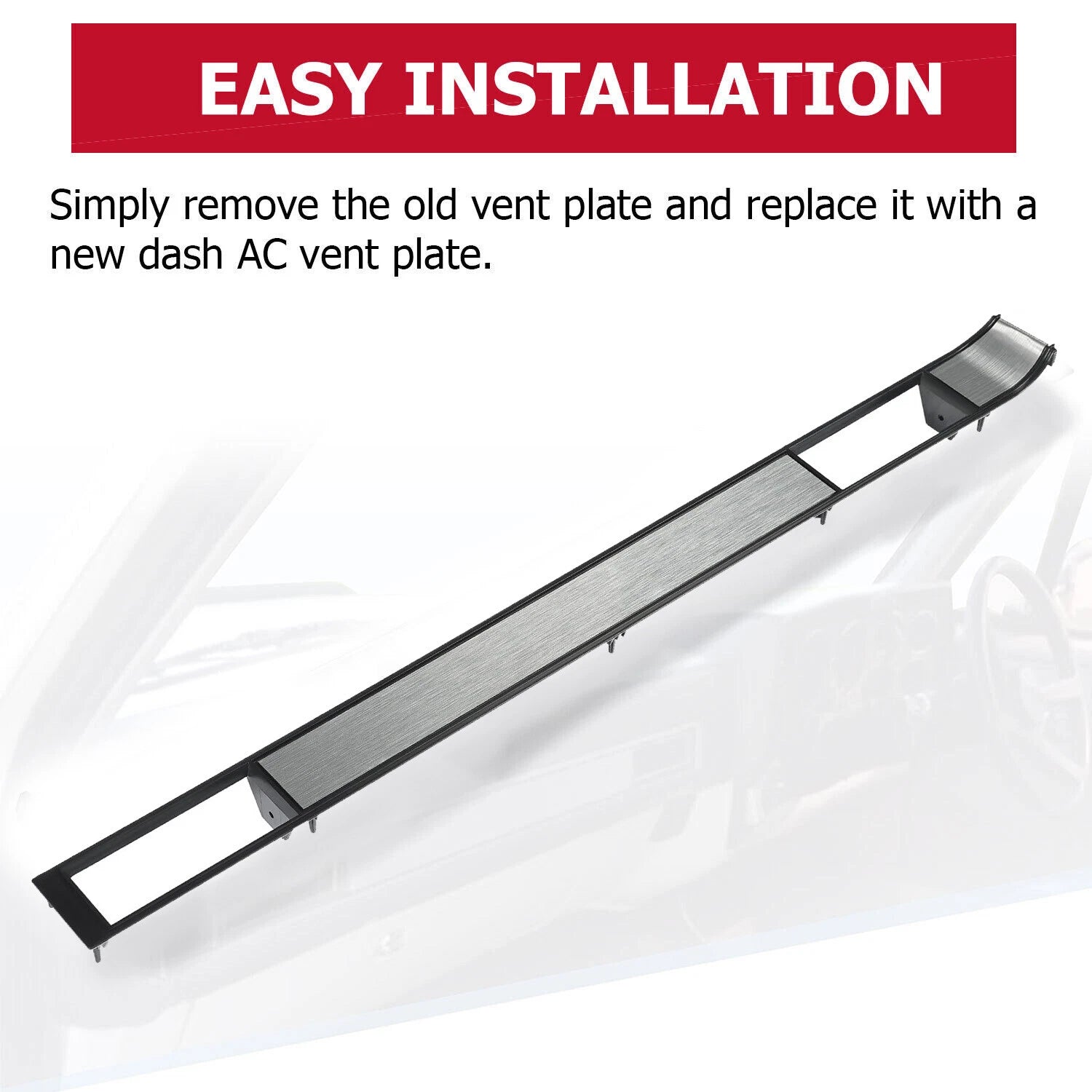 Dash AC Vent Plate for Silverado Pickup Blazer Suburban Jimmy (1981-1987)