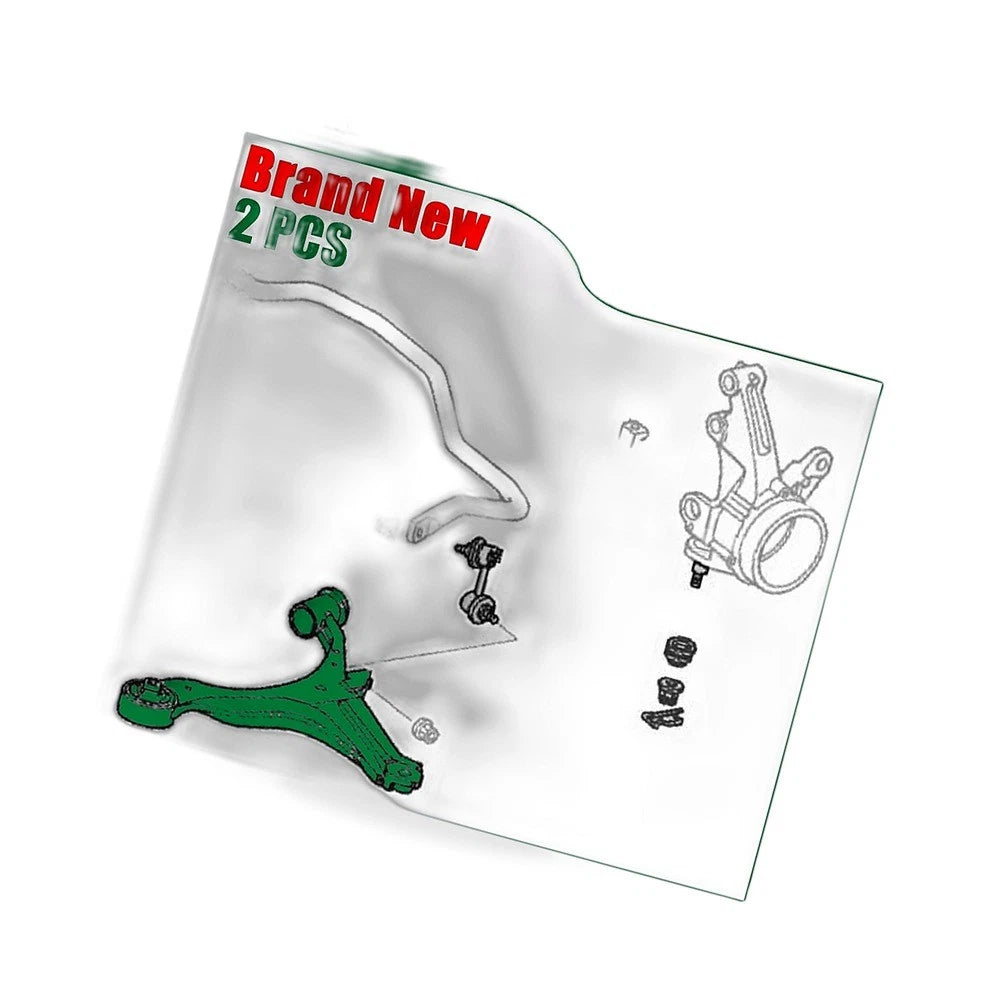Set of 2 Front Lower Control Arms for Honda CR-V RD4 RD7 (2001–2006)