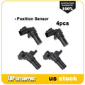 Set of 4 Crankshaft Position Sensors for Ford Excursion E-350 Super Duty