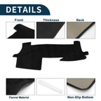 Dashboard Dash Cover Mat for Toyota Mark X (2004–2023) Black