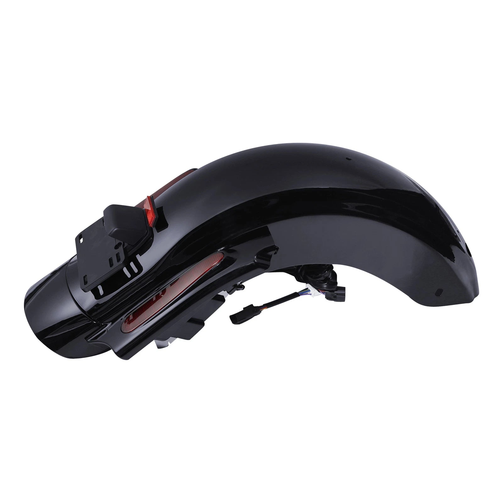 5" Stretched Hard Saddlebags Rear Fender System for Harley Touring (2009–2013)