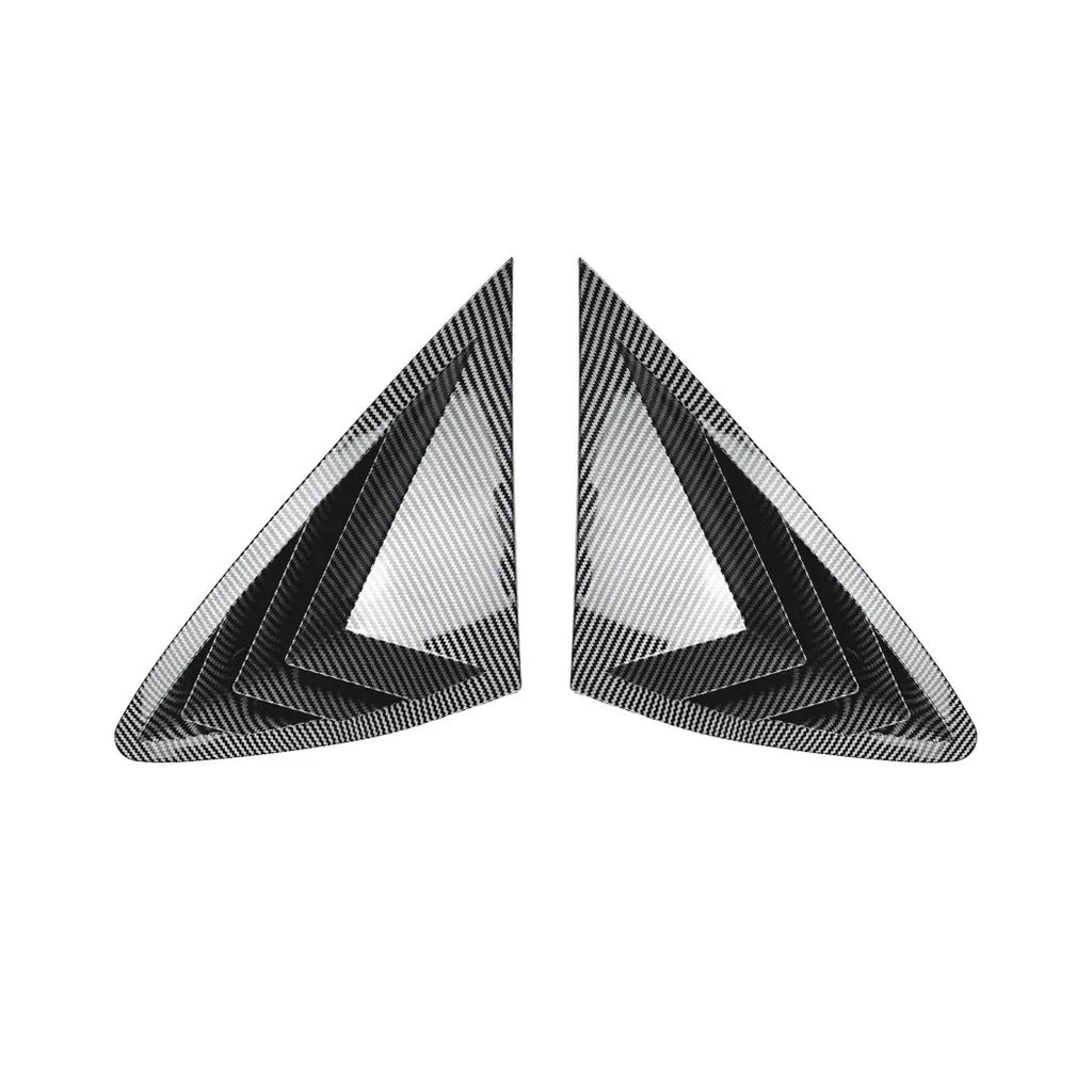 Carbon Style Window Louver Cover for Benz GLC-Class Coupe (2016–2022)