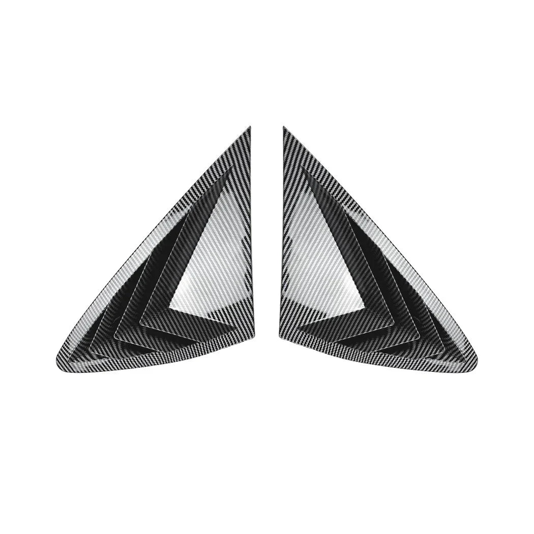 Carbon Style Window Louver Cover for Benz GLC-Class Coupe (2016–2022)