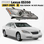 HID Xenon Headlight for Lexus ES350 (2007–2009) AFS Chrome Passenger Right