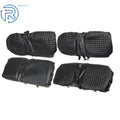 Vinyl Black Front & Rear Seat Covers for EZGO Medalist TXT (1994–2013)