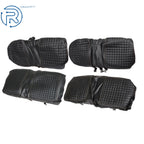 Vinyl Black Front & Rear Seat Covers for EZGO Medalist TXT (1994–2013)