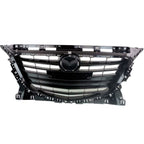 Front Grille Replacement Black Gloss for 2014–2016 Mazda Mazda3