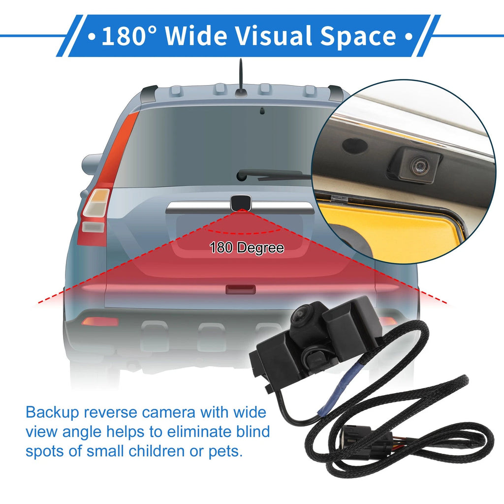Rear View Camera for Chevrolet Silverado (2014–2023) 120-180 Degree