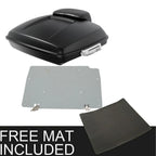 Matte Black Razor Trunk Pad Base Plate for Harley Touring Street Glide (2014–2025)