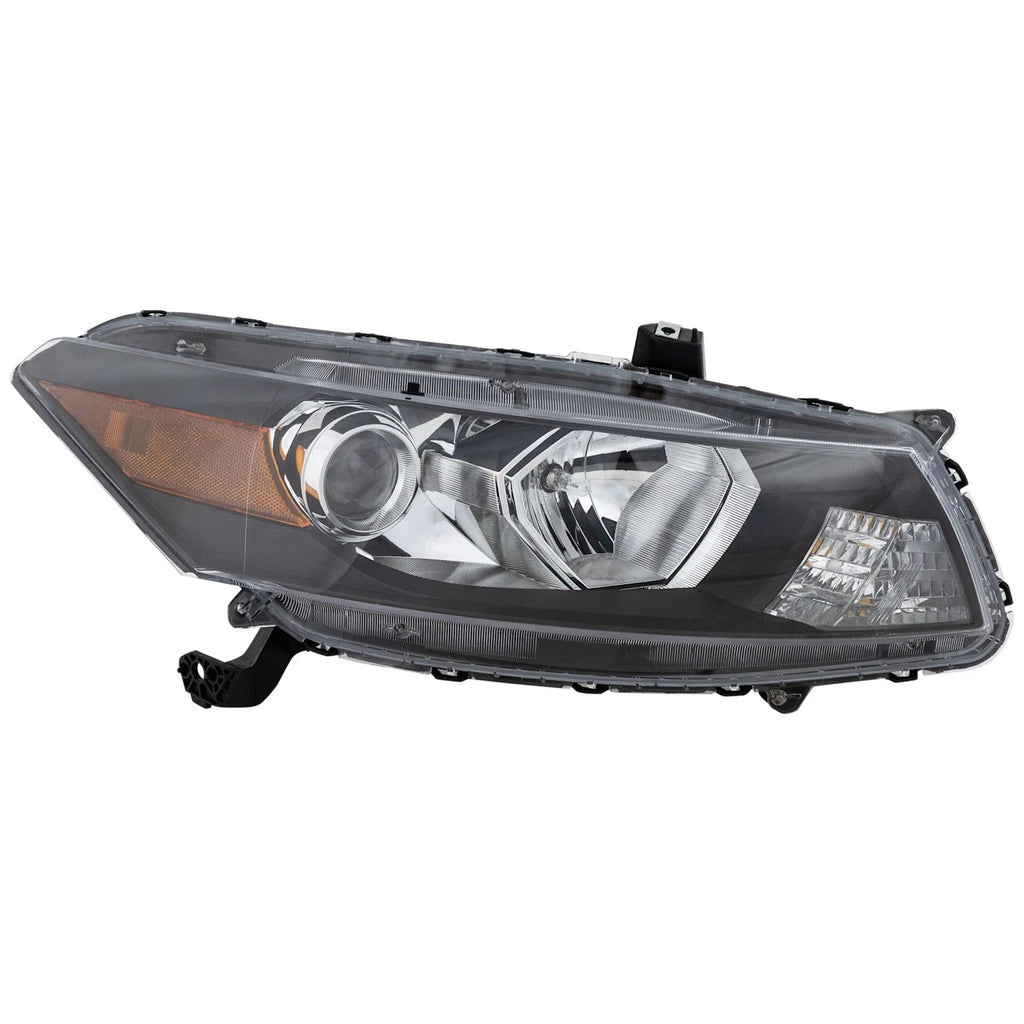 Right Side Headlight for Honda Accord Coupe (2008–2012) Halogen Amber Signal
