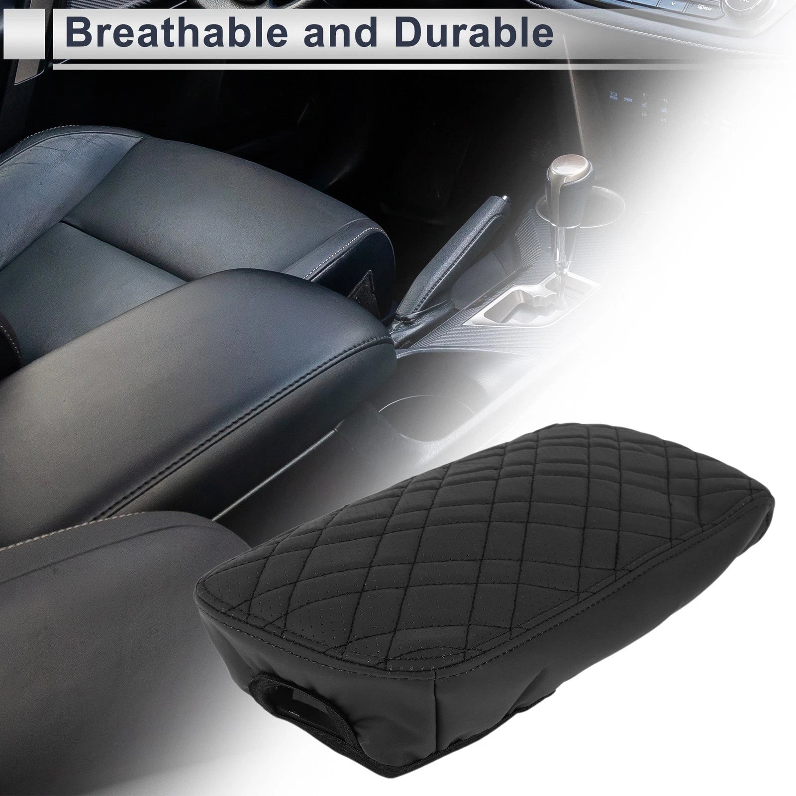 Center Console Cover for BMW X3 (2014–2018) Black