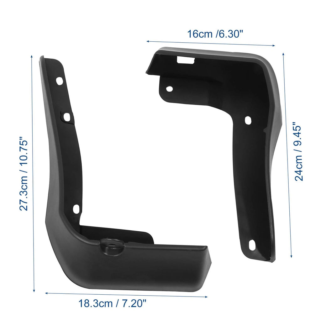 Mud Flaps Kit for Honda Accord (2018–2021) - Front & Rear, Black