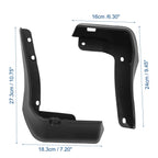 Mud Flaps Kit for Honda Accord (2018–2021) - Front & Rear, Black
