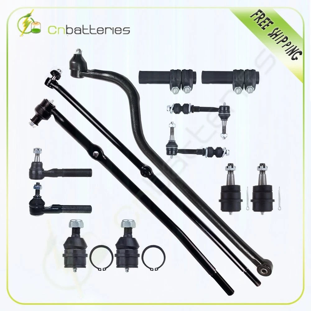 13pc Steering Parts Front Tie Rod Suspension Kit for Dodge Ram 1500 (2000–2001)