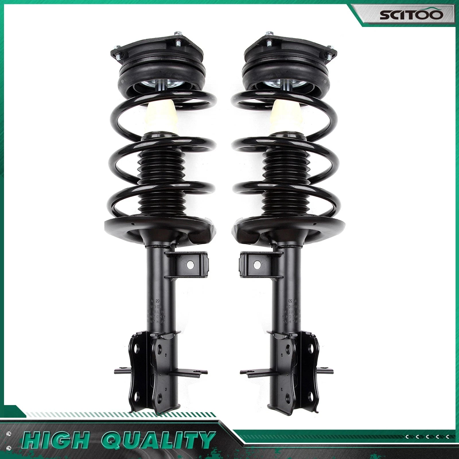Front Complete Struts w/ Coil Springs Assembly for Nissan Sentra (2007–2012)