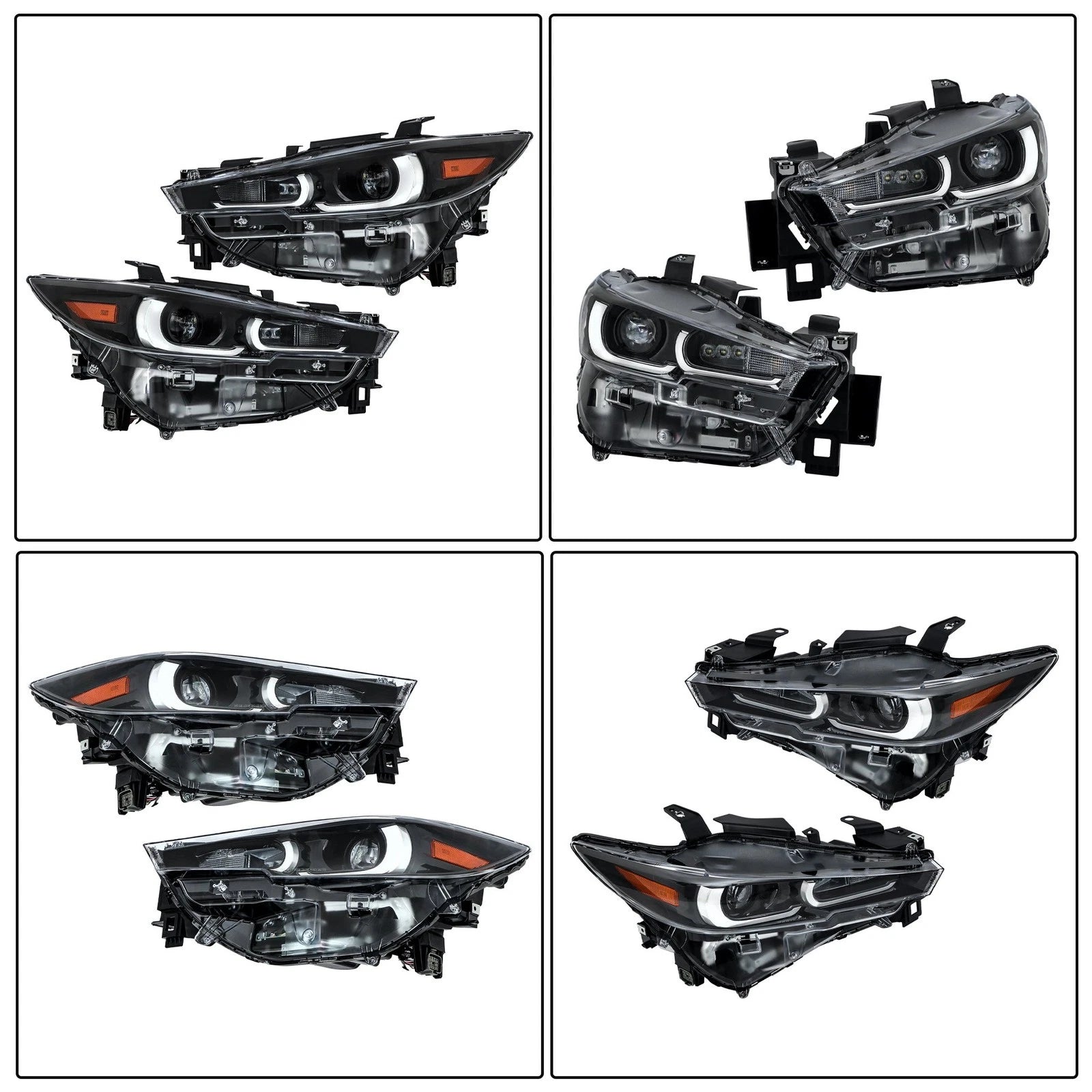 Set of 2 LED Headlights for Mazda CX-5 (2022â2024)