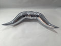 Chrome Bull Horns Hood Ornament for Freightliner Kenworth Peterbilt Mack Truck