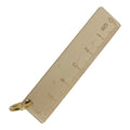 Set of 4 Brass Straight Rulers for Precision Measurement