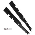 ABS Matte Black Side Skirt Panel Kit for Dodge Charger (2015–2023)