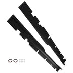 ABS Matte Black Side Skirt Panel Kit for Dodge Charger (2015–2023)
