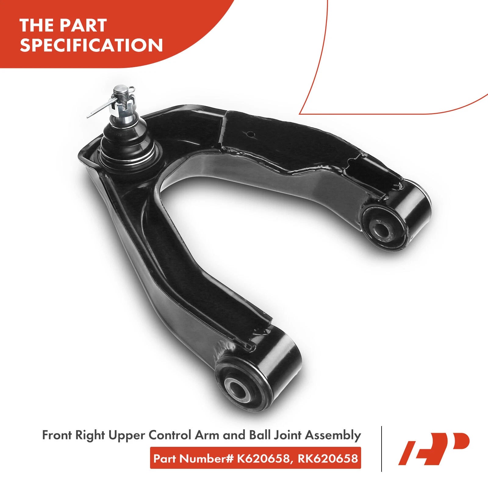 6X Front Upper & Lower Control Arms with Ball Joints for Nissan Xterra (2000-2004)