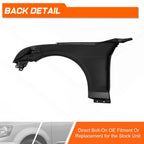 Steel Front Passenger Fender Panel for Cadillac ATS (2013–2018) - Primered Black