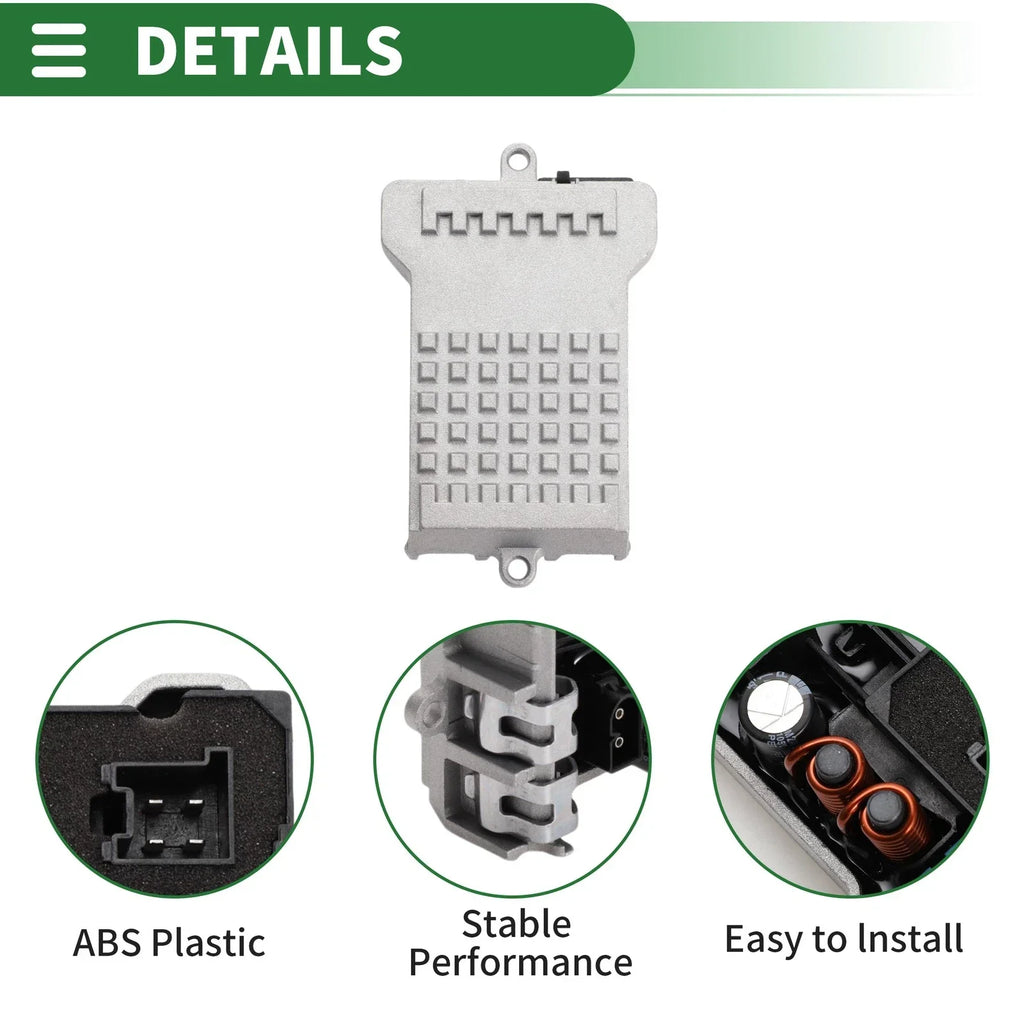 HVAC Blower Motor Resistor for Mercedes (A-Class, C-Class, E-Class)