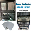 10 Sheets / 5mm / Sound Deadening Damping Mat for Car Silent Compact Van