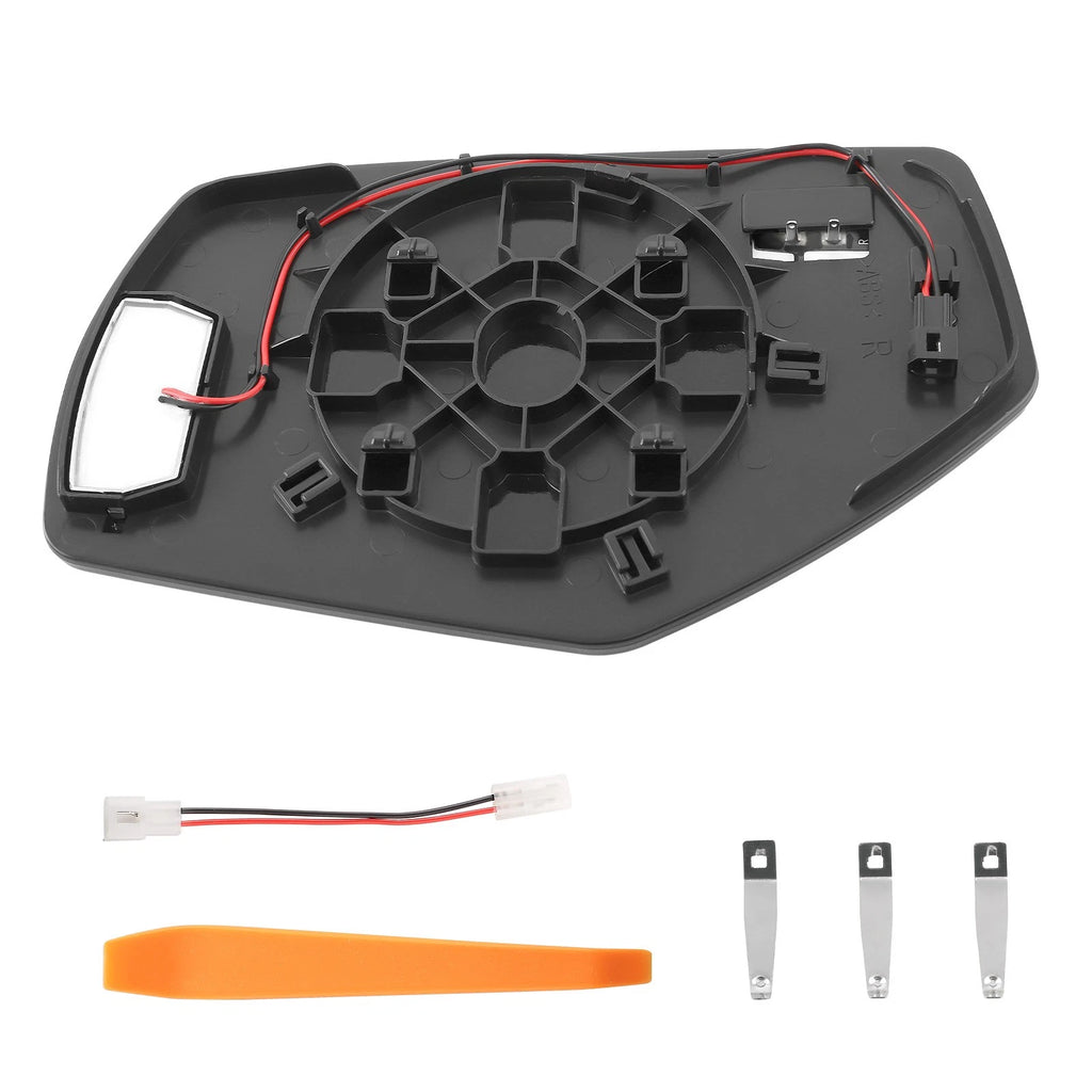 Passenger Side Heated Mirror Glass for Chevy Silverado GMC Sierra (2014–2019)