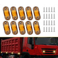 Set of 20 Yellow LED Amber Side Clearance Marker Lights for Truck Trailer RV