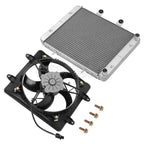 Aluminum Radiator & Cooling Fan Shroud for Polaris RZR 570 RZR 800 (2008–2019)