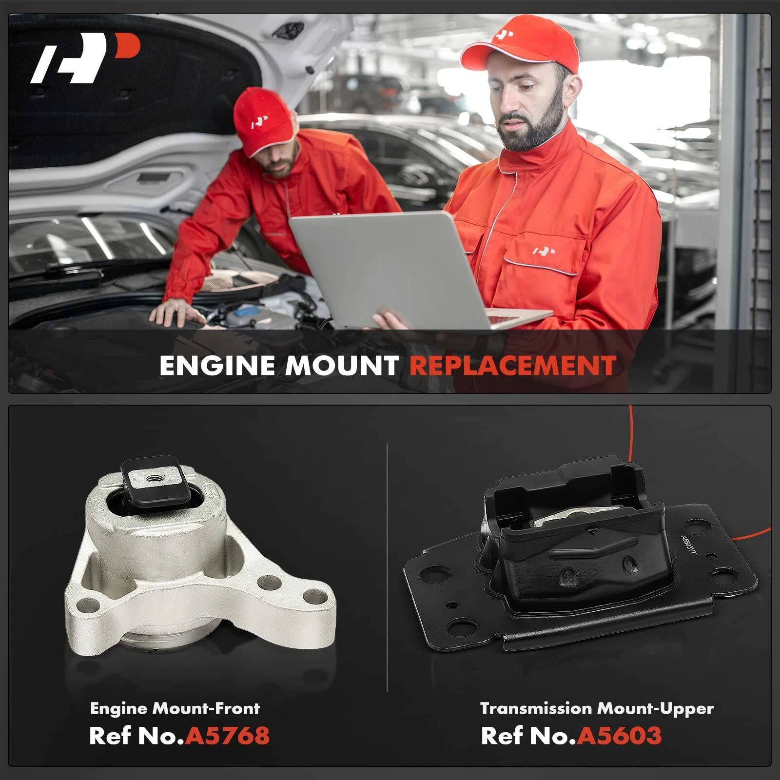 2X Engine Mount & Transmission Mount for Ford Fusion (2013-2019)