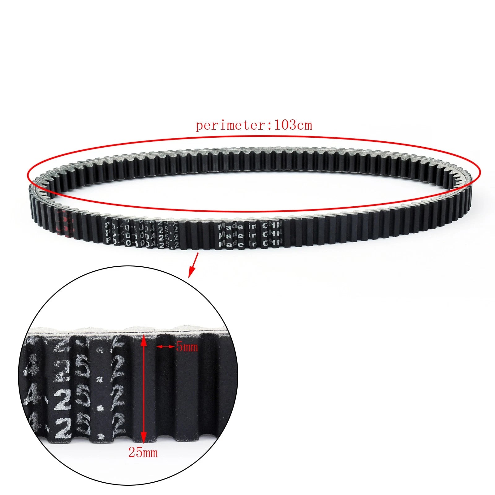 Drive Belt for KYMCO Downtown 300/350, Shadow GTi300, K-XCT, NIKITA (2010–2023)