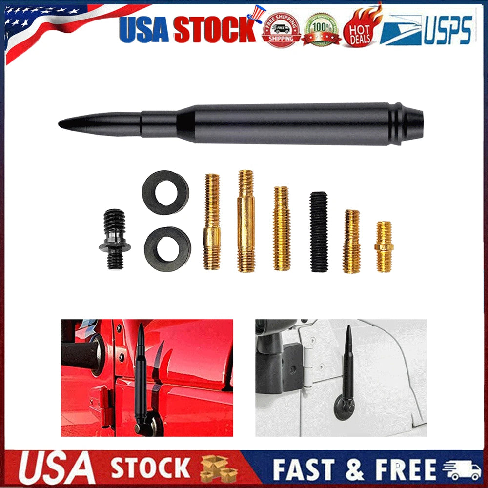 Bullet Style Cal Antenna Mast for Jeep Wrangler JK JL Gladiator (2007â2021)