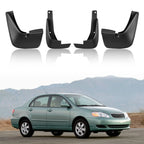 4X Splash Guards Mud Flaps for Toyota Corolla (2003–2008)