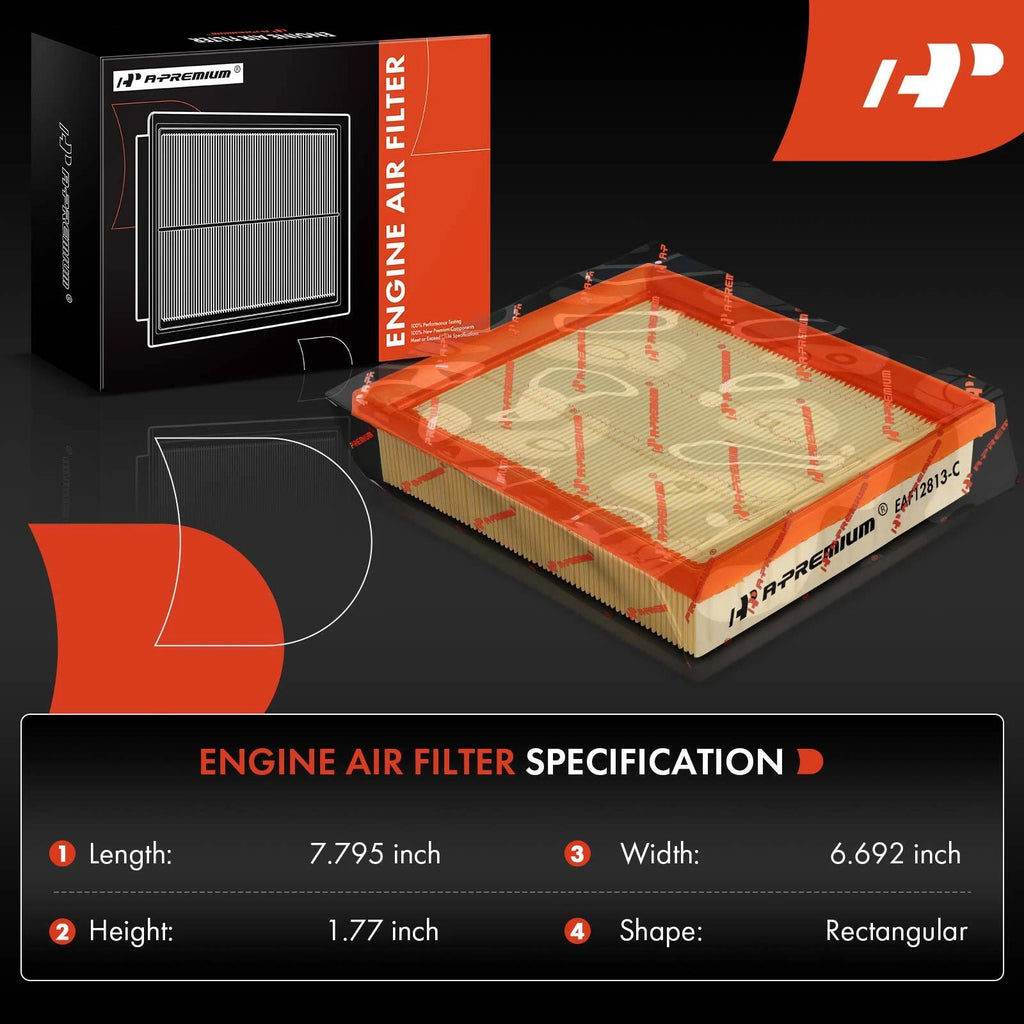 2X Engine Air Filter for Ford Escape (2020–2026) Maverick Lincoln L4 2.5L