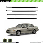 Window Scraper Seal Belt Weatherstrip for Toyota Corolla (1995–2002)