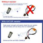 Load Resistor Fix Hyper Flash for Switchback LED Turn Signal (1999-2017)