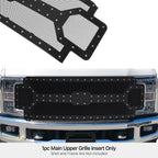 Upper Black Mesh Grille Insert for Ford F-250/F-350 (2017-2019)
