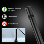 4" Aluminum Short Antenna for Universal Fit Car Vehicle