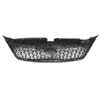 Front Bumper Grille for Kia Sorento (2014–2015) w/Badge Slot, Chrome Moulding