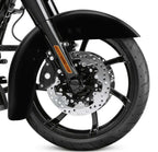 Front Fender for Harley Touring Street Road Glide (2014–2023) Vivid Black